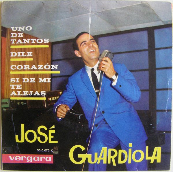 Copertina del disco Uno de tantos, José Guardiola