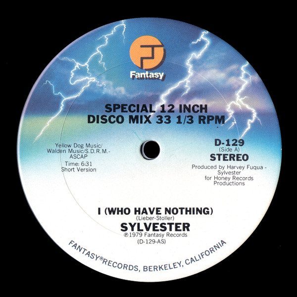 Copertina del disco I (Who Have Nothing), Sylvester
