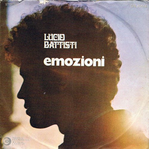 Copertina del 45 giri Emozioni di Lucio Battisti