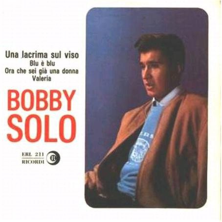 Copertina del 45 giri Una lacrima sul viso di Bobby Solo