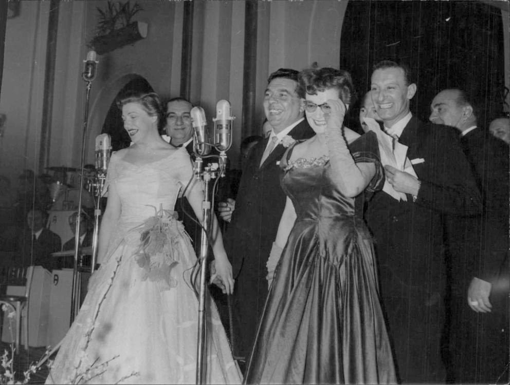 Carla Boni e Flo Sandon's nel 1953