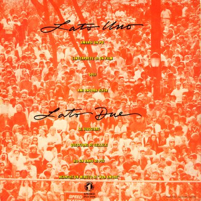Retro della copertina dell'album Io tu noi tutti