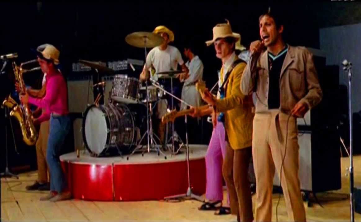 Cantanti sul palco del Cantagiro nel 1967
