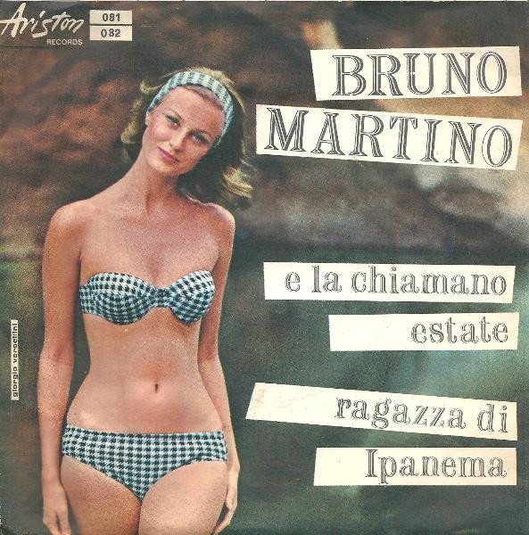 Copertina del 45 giri E la chiamano estate di Bruno Martino